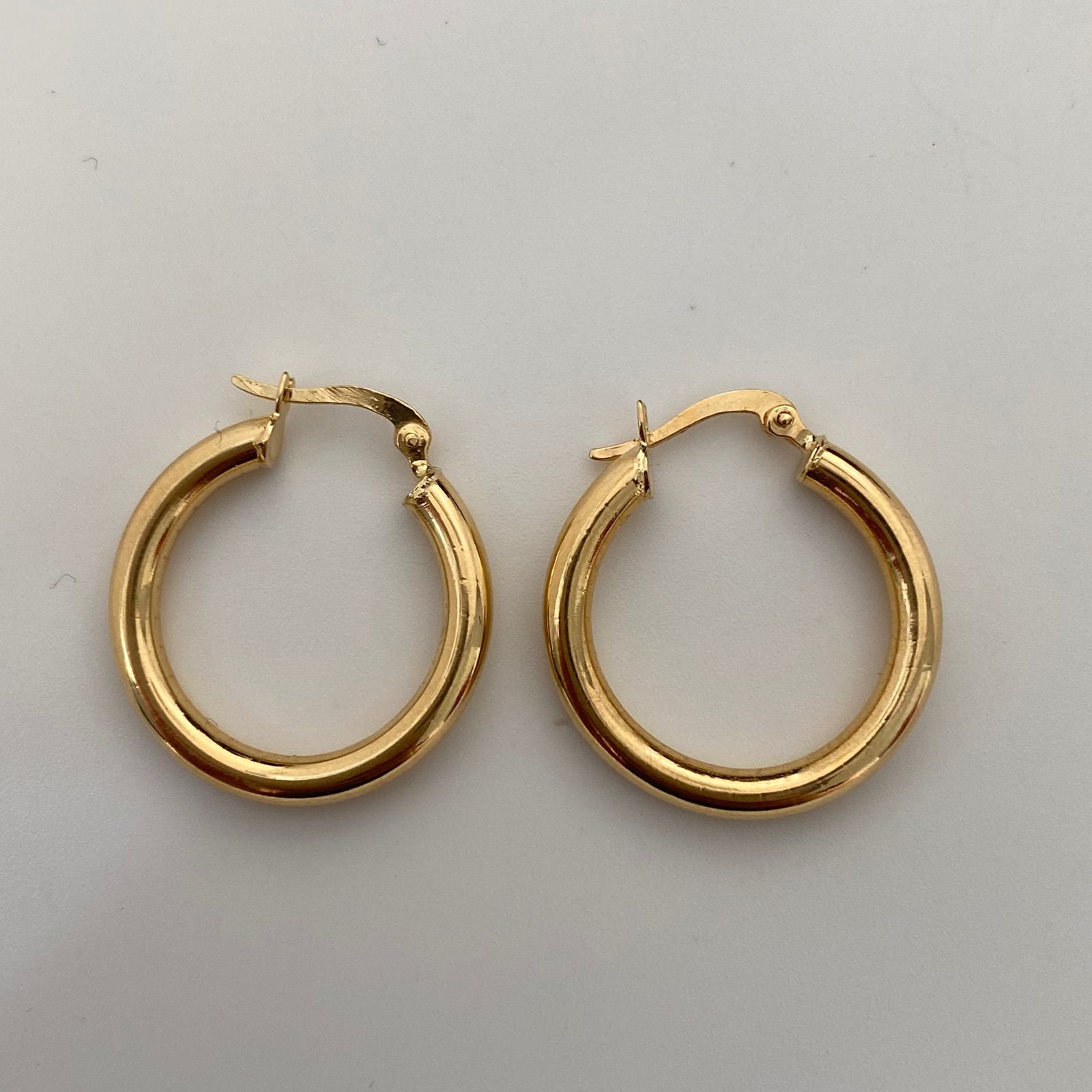 Candonga Lisa Oro amarillo 18k 3,05 Gr / 2,5 Cm