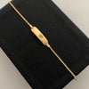 Pulso bebé It Placa China Oro amarillo 18k +1 / 2,1 Gr / 6,8 mm / 15,5 Cm