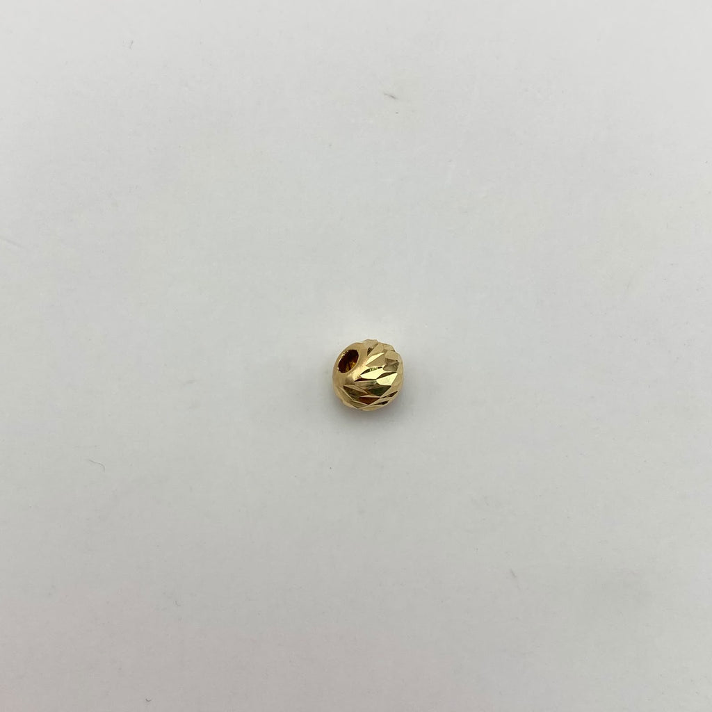 Bola Diamantada 6mm Oro amarillo 18k 0,15 Gr