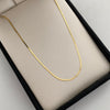 Cadena It Mini Espejo Oro amarillo 18k +2 / 1,1 Gr / 1 mm / 40 Cm