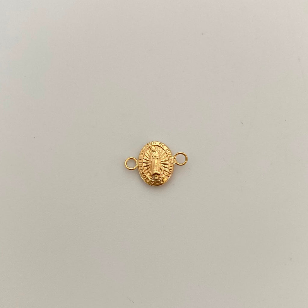 Herraje Virgen Guadalupe Oro amarillo 18k 0,4 Gr / 1,4 Cm