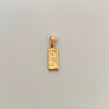 Dije Dolar Oro amarillo 18k 0,65 Gr / 6,7 mm / 2,3 Cm