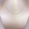 Cadena It Singapur Oro amarillo 18k +1 / 1,11 Gr / 1 mm / 45 Cm