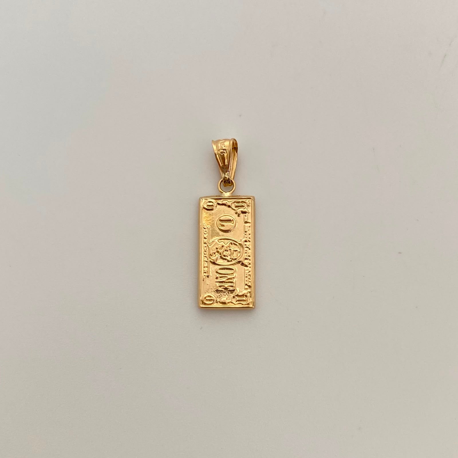 Dije Dolar Oro amarillo 18k 1,15 Gr / 9,3 mm / 2,8 Cm