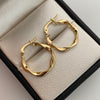 Candonga melcocha Oro amarillo 18k 1,5 Gr / 2 Cm