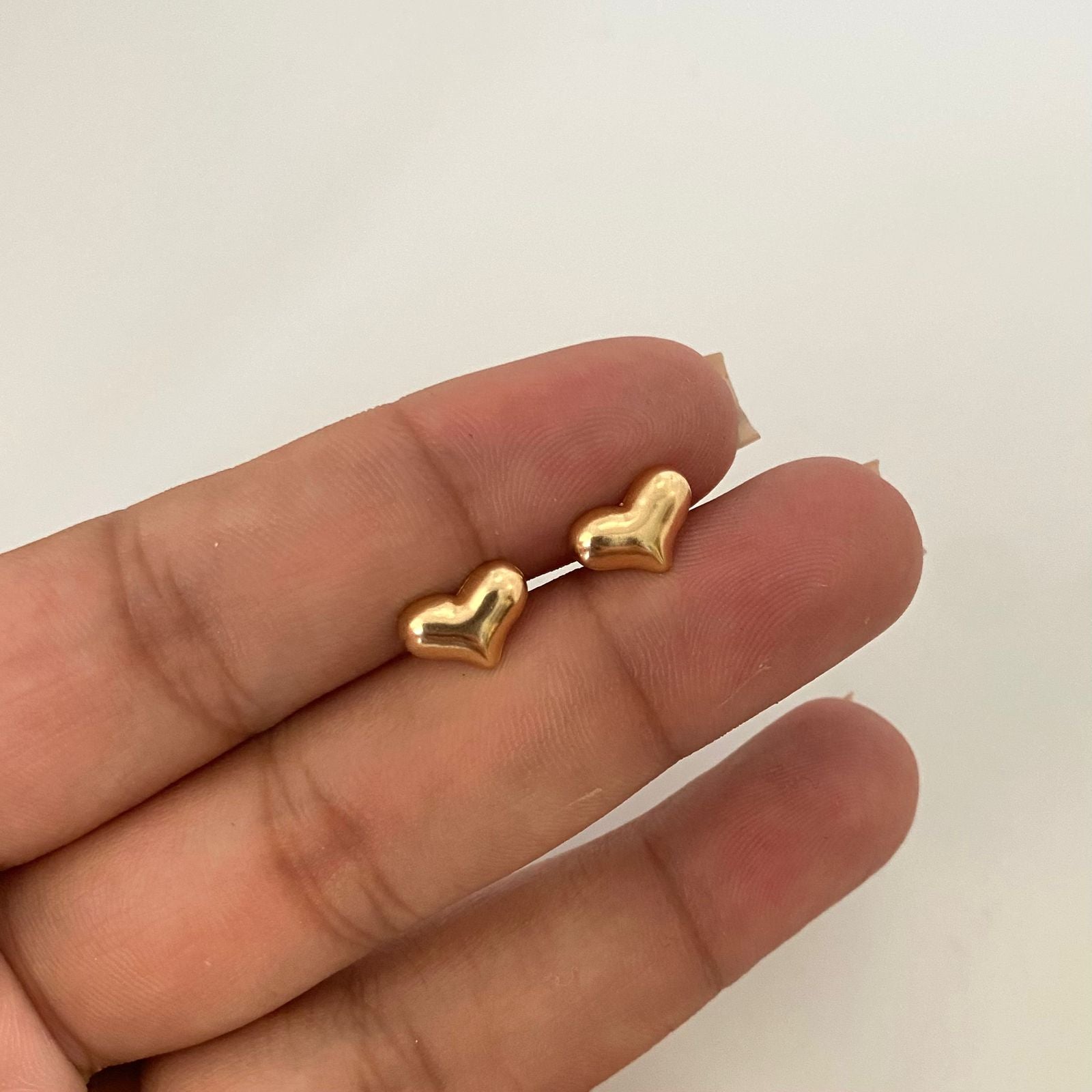 Topos corazon inflado Oro amarillo 18k 0,8 Gr / 9,85 mm