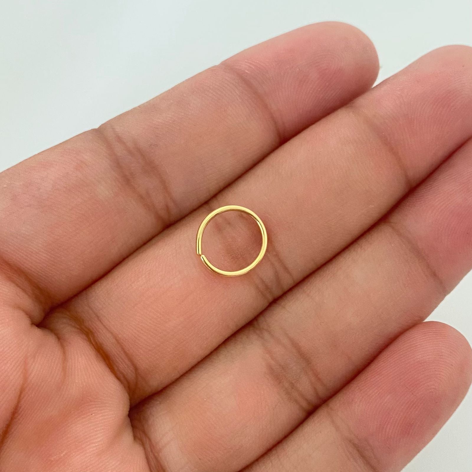 Piercing aro liso ( joya ) Oro amarillo 18k 0,3 Gr
