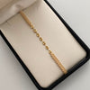 Pulsera tejida Gc Liso Beige Oro amarillo 18k 0,4 Gr