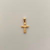 Dije Cruz Cristo Oro amarillo 18k 0,35 Gr / 9,6 mm / 2 Cm