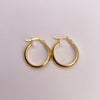 Candonga lisa Oro amarillo 18k 2,20 Gr / 2 Cm