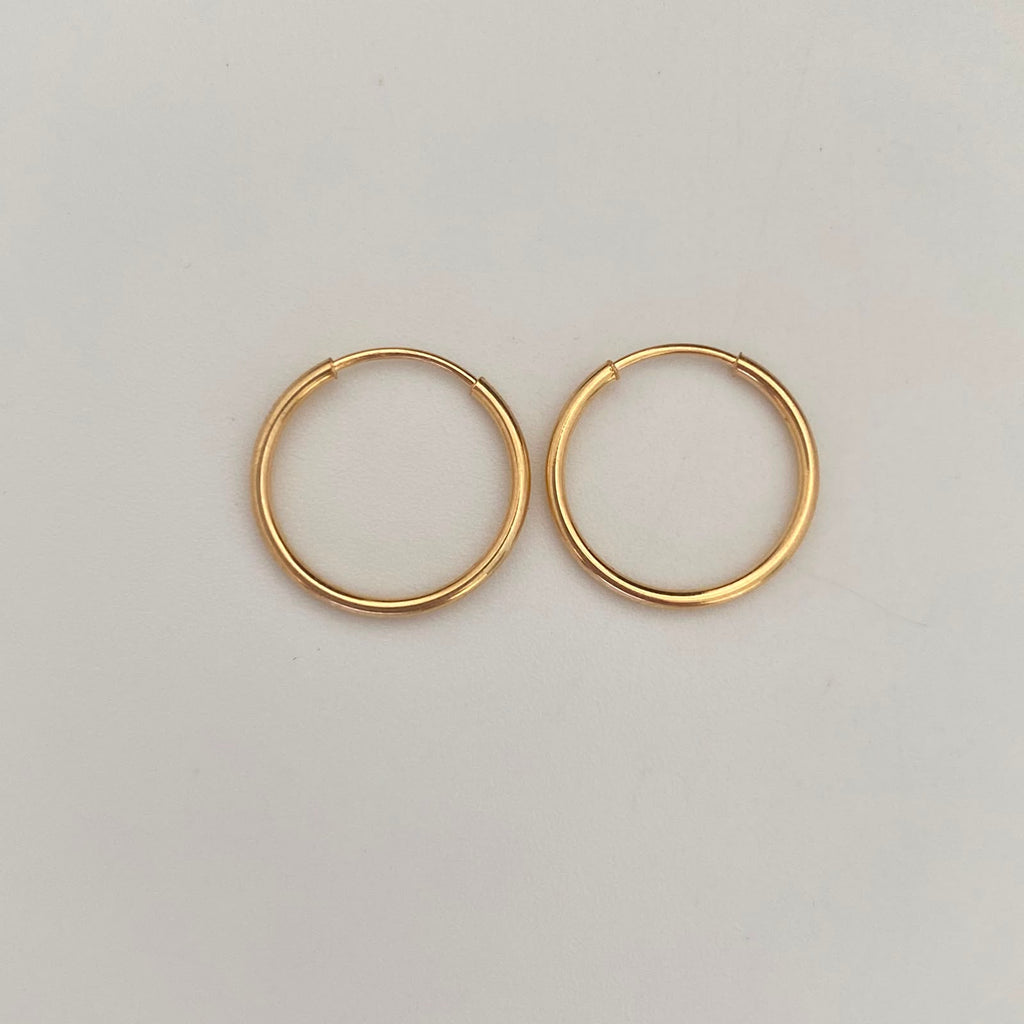 Candonga Imperdible Oro amarillo 18k 0,45 Gr / 1 Cm