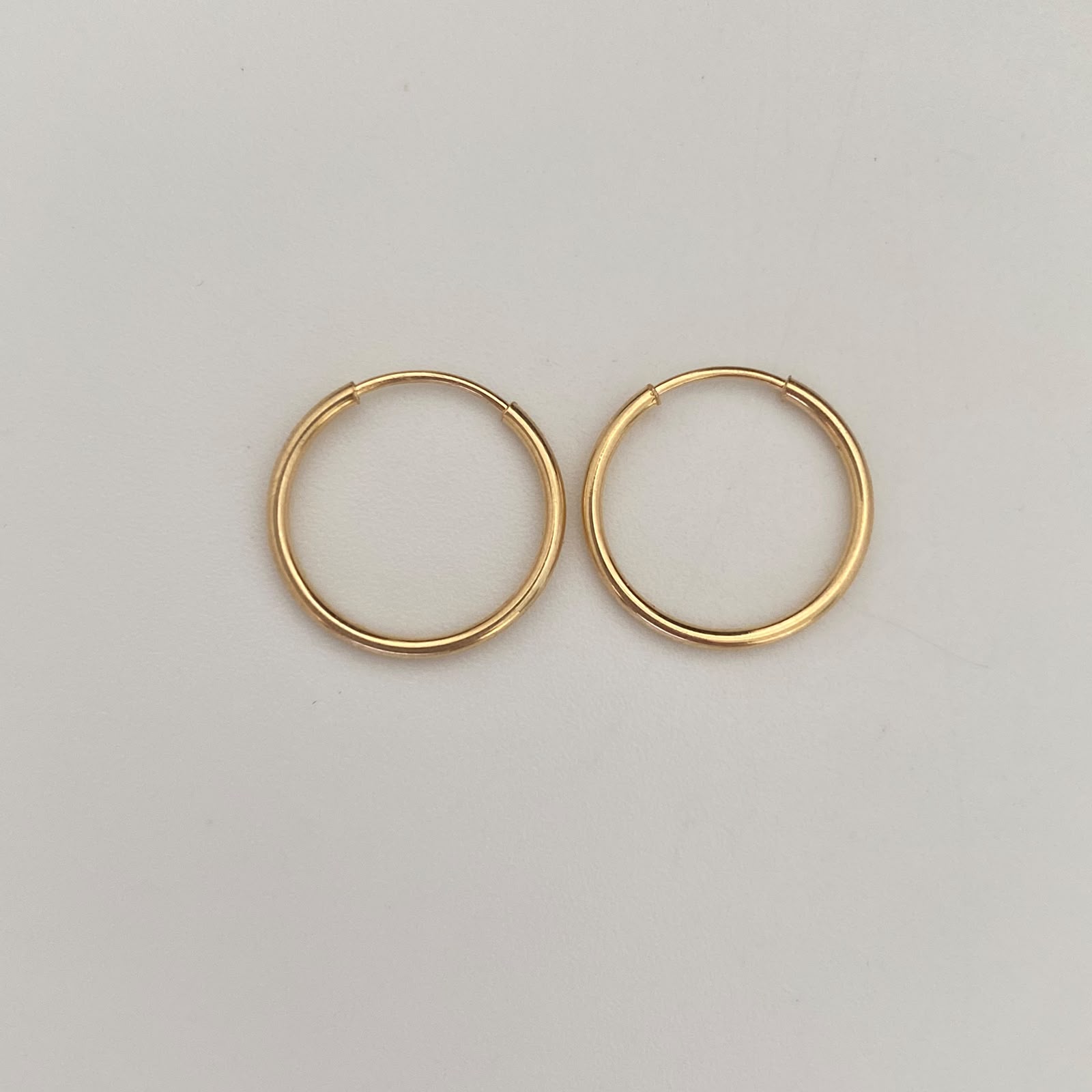 Candonga Imperdible Oro amarillo 18k 0,45 Gr / 1 Cm