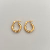 Candonga Entorchada Oro amarillo 18k 1,25 Gr / 1,2 Cm