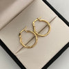 Candonga Entorchada Oro amarillo 18k 1,25 Gr / 2 Cm