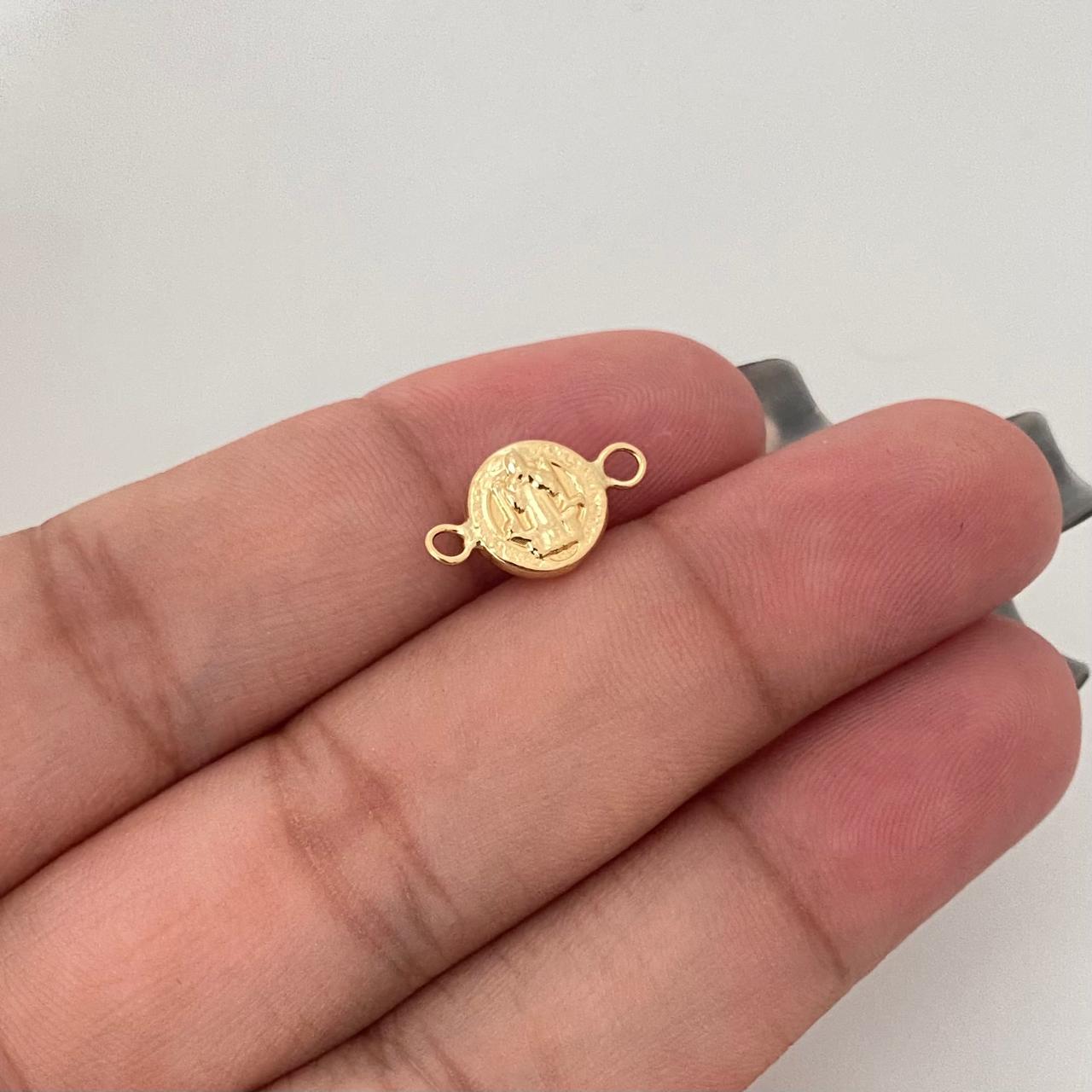Herraje san benito Oro amarillo 18k 0,45 Gr / 1,3 Cm