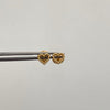 Topos Corazon Silueta Oro amarillo 18k 0,6 Gr / 5,1 mm