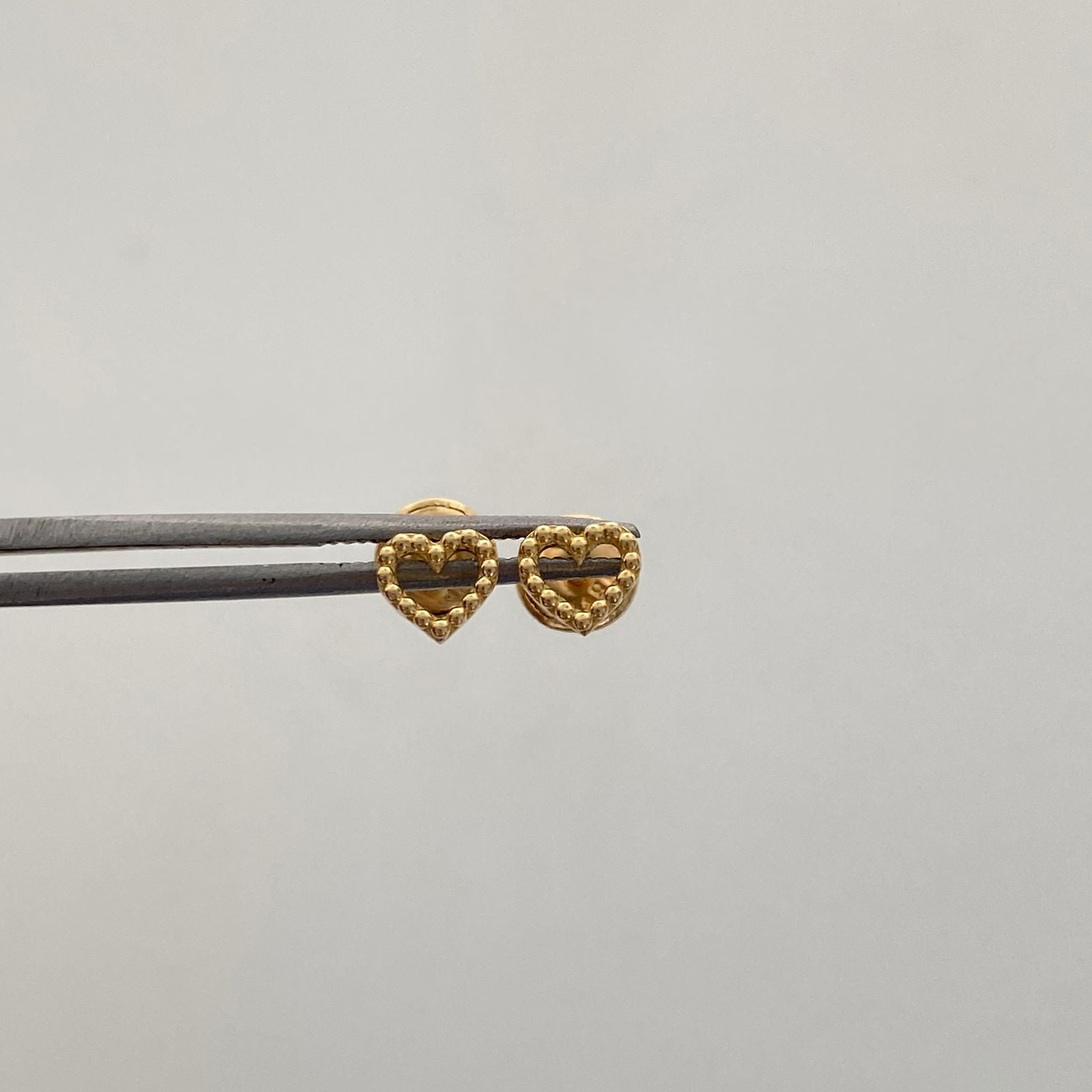 Topos Corazon Silueta Oro amarillo 18k 0,6 Gr / 5,1 mm