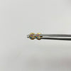 Topos Tres circones multicolor pastel Oro amarillo 18k 0,55 Gr / 4,0 mm