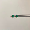 Topos Esmeraldas Oro amarillo 18k 0,7 Gr / 4,1 mm