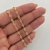 Cadena Baby Gc Oro amarillo 18k 4,70 Gr / 3,3 mm / 45 Cm Broche 0,30