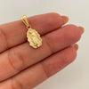 Dije Virgen Guadalupe Silueta Oro amarillo 18k 0,7 Gr / 9 mm / 2,3 Cm