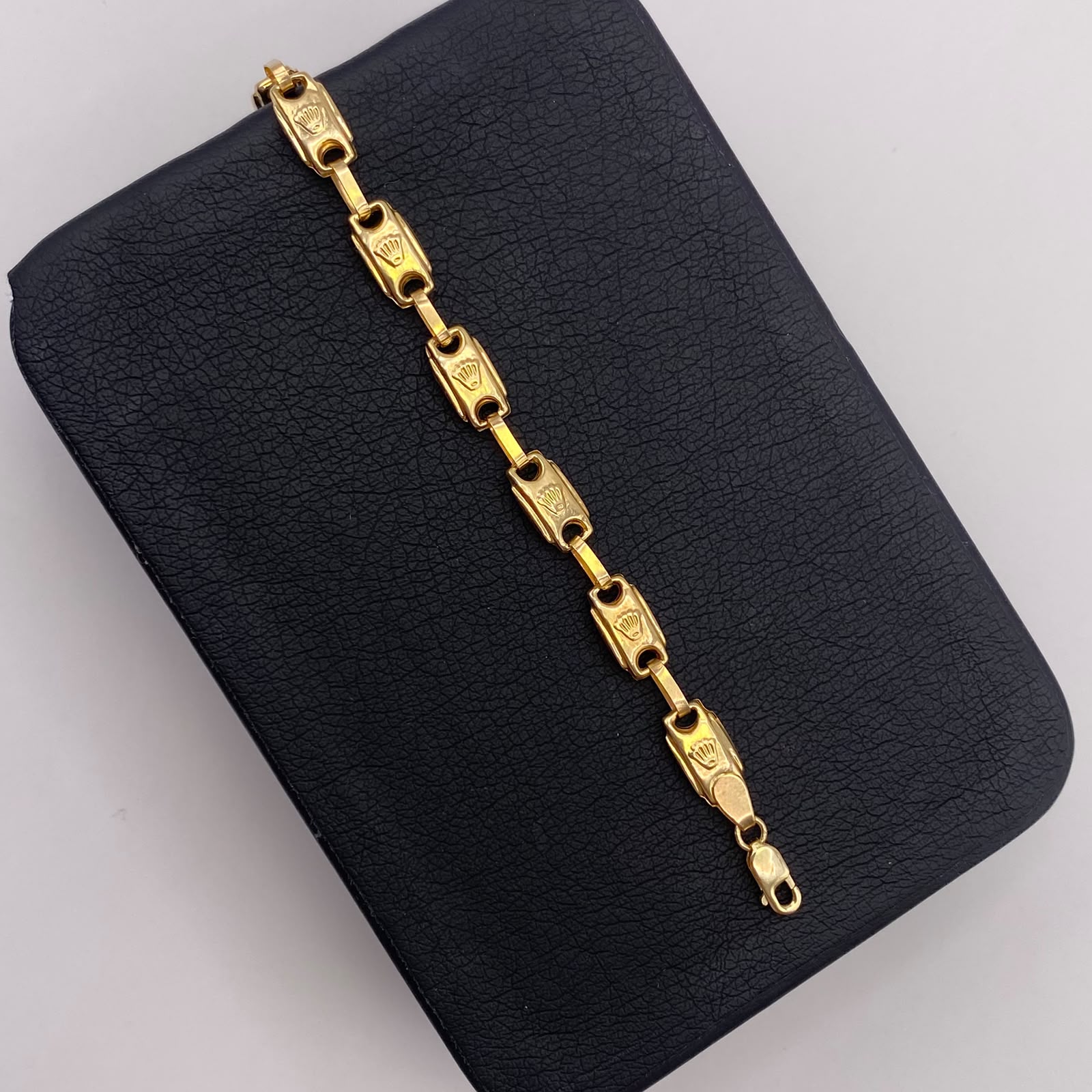Pulso rustico rx Oro amarillo 18k 4,40 Gr / 5,7 mm / 21,5 Cm Broche 0,40