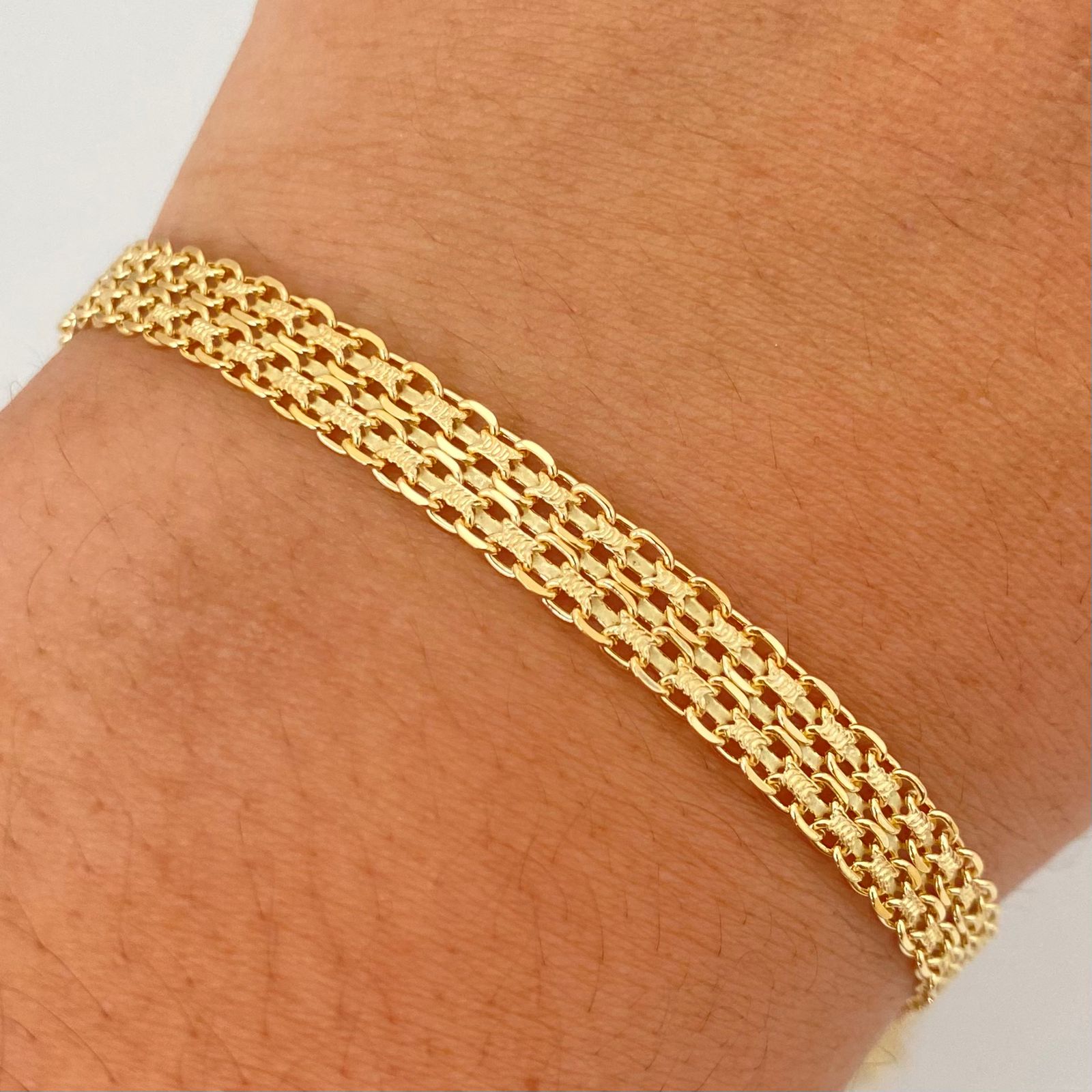 Pulso It chino Oro amarillo 18k +1 / 8,35 Gr / 6,0 mm / 20 Cm