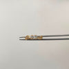Anillo Solitario Oro amarillo 18k / Talla 6 / 1,7 Gr / 1,4 mm