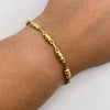 Pulso Rustica Oro amarillo 18k 4,20 Gr / 4,4 mm / 18,7 Cm Broche 0,40