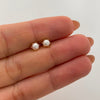 Topos Perla Oro amarillo 18k 0,8 Gr / 4,7 mm