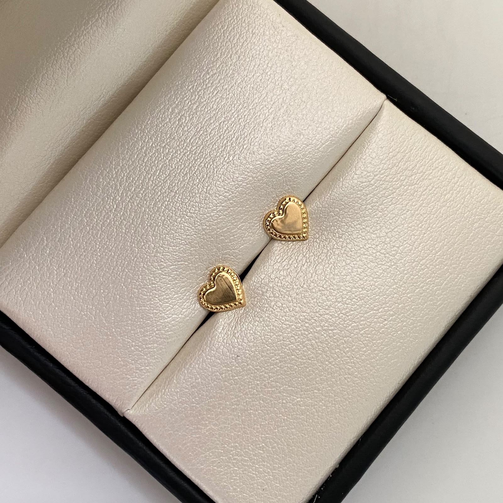 Topos corazon plano liso  Oro amarillo 18k 0,45 Gr / 7 mm