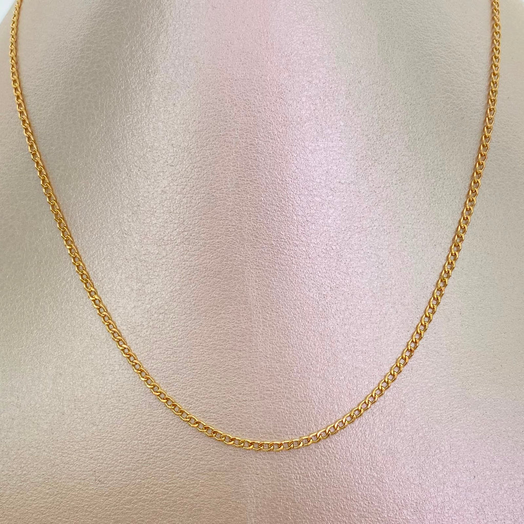 Cadena It Cubana Oro amarillo 18k 2,8 Gr / 1,9 mm / 60 Cm