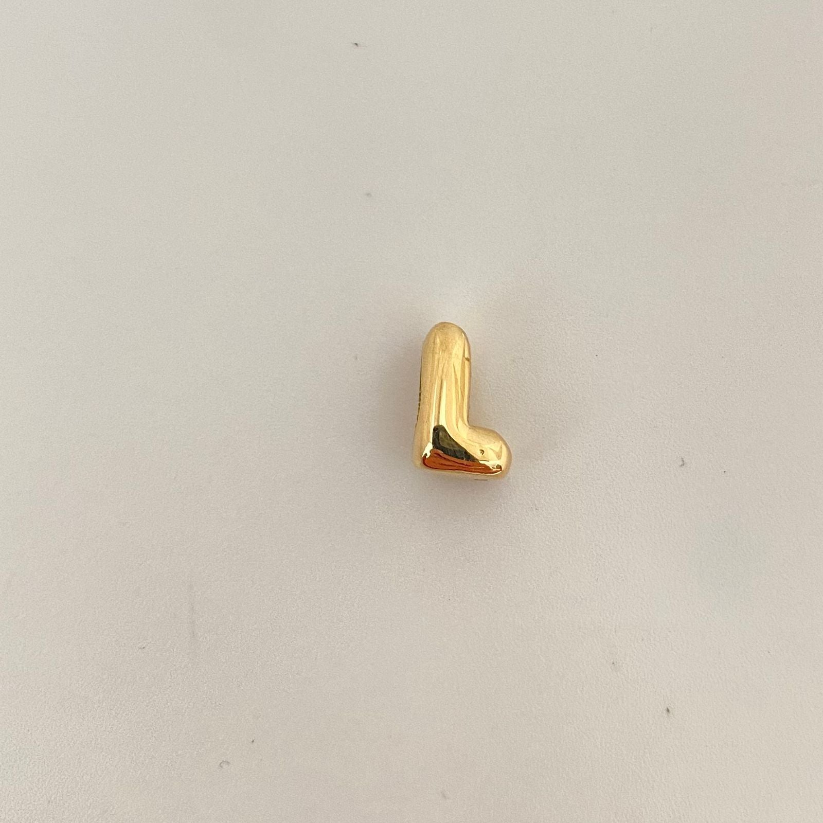 Dije It letra L (Joya) Oro amarillo 18k 0,60 Gr / 1,0 Cm