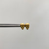 Topos Calavera Oro amarillo 18k 1,5 Gr / 5,1 mm