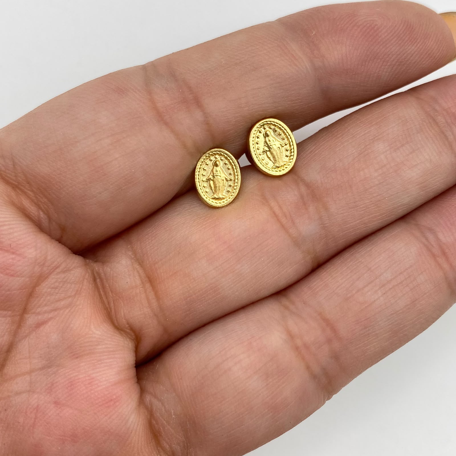 Topos virgen milagrosa Oro amarillo 18k 0,7 Gr / 6,58 mm