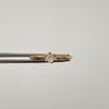 Anillo Solitario Oro amarillo 18k / Talla 8 / 1,15 Gr / 1,3 mm