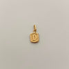 Dije Placa D Oro amarillo 18k 0,35 Gr / 7 mm / 1,5 Cm