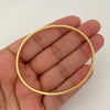 Aro It resortado Oro amarillo 18k +4 / 2,50 Gr / 3,5 mm / 19 Cm