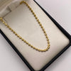 Cadena Militar luna diamantada Oro amarillo 18k +1 / 9,85 Gr / 2,5 mm / 50 Cm Broche 0,40