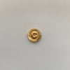 Herraje Letra C Diamantada Oro amarillo 18k 0,5 Gr / 1,1 Cm