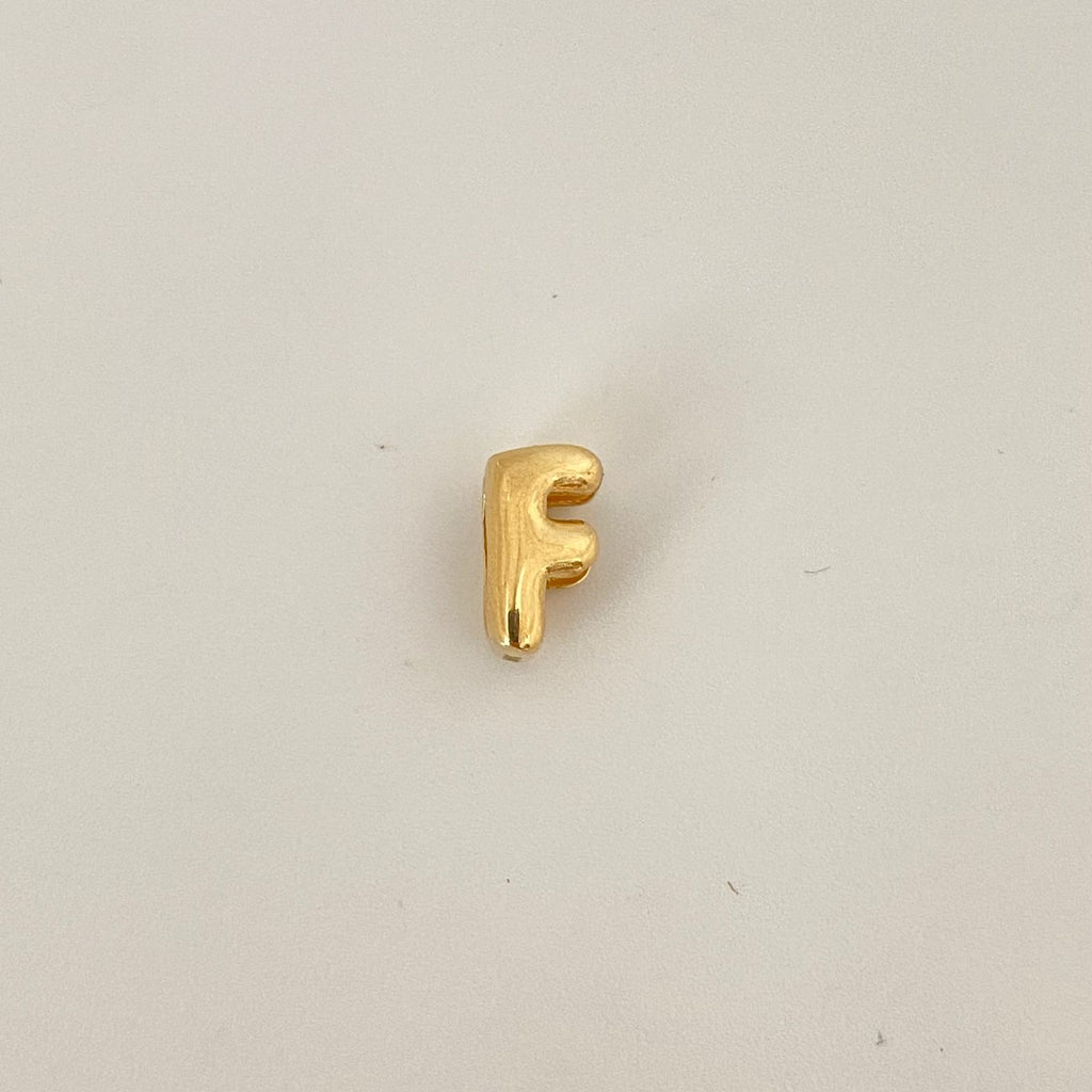 Dije It letra F (Joya) Oro amarillo 18k 0,55 Gr / 1,0 Cm
