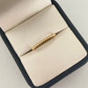 Anillo mini militar Oro amarillo 18k / Talla 6 3/4 / 1,35 Gr / 1,6 mm