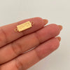 Herraje Dolar Oro amarillo 18k 0,55 Gr / 2 Cm