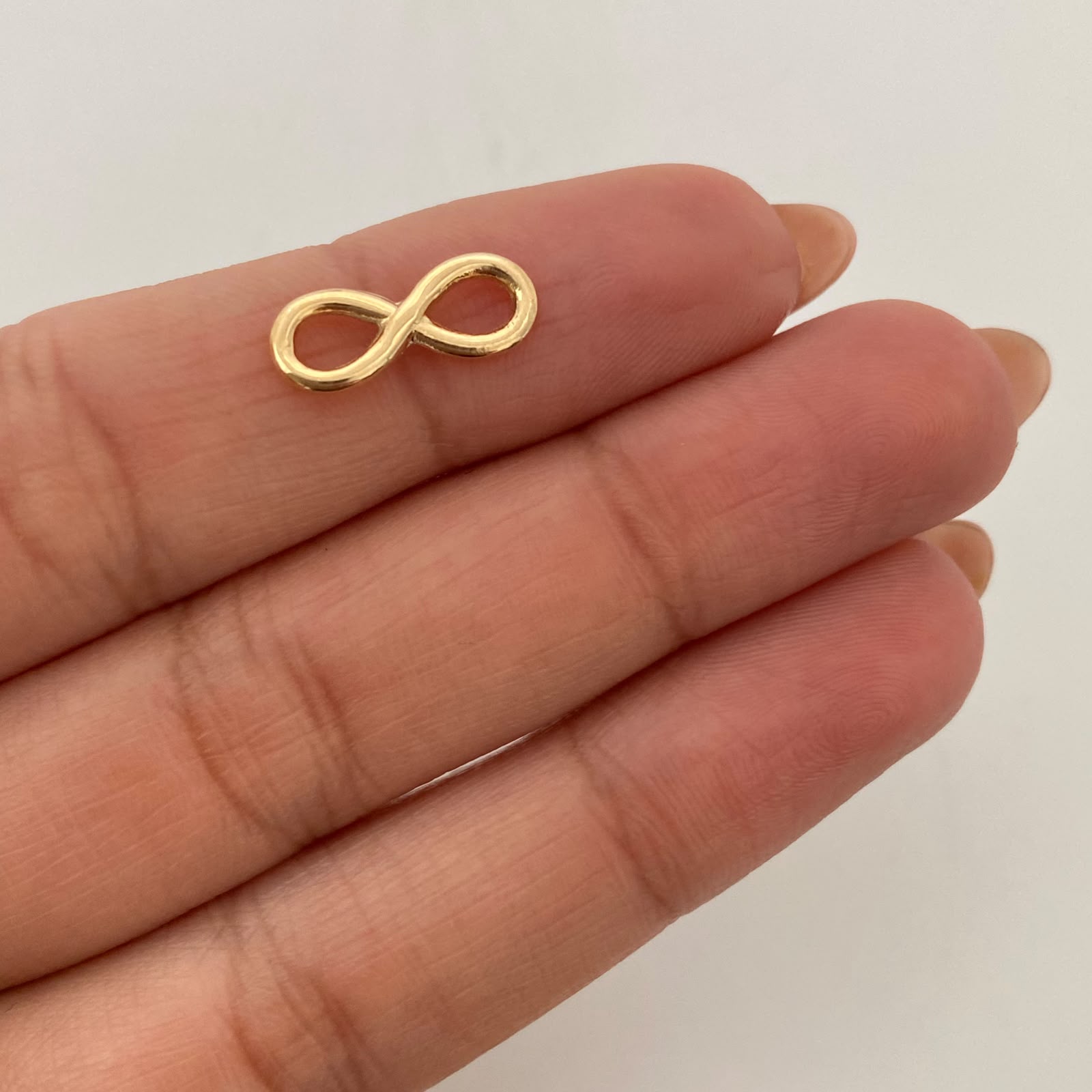 Herraje Infinito Oro amarillo 18k 0,45 Gr / 1,5 Cm
