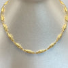 Cadena Rustica Dubai  Oro amarillo 7,95 Gr / 3,8 mm / 60 Cm Broche 0,40