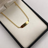 Pulso bebé placa aro seguido  Oro amarillo 1,40 Gr / 15 Cm  Broche 0,15