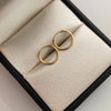 Candonga imperdible lisa Oro amarillo 18k 0,45 Gr / 1 Cm