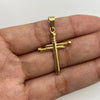 Dije Cruz clavo Oro amarillo 18k 1,6 Gr / 20,4 mm / 3,6 Cm