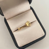 Topos piercing corona curvo (Joya) Oro amarillo 18k 0,90 Gr