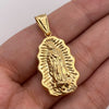 Dije Virgen de guadalupe siluet Oro amarillo 18k 2,17 Gr / 16,3 mm / 3,5 Cm